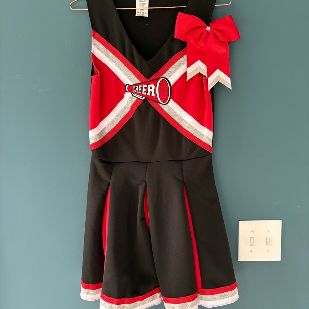 Red and Black Cheerleader Costume for Kids